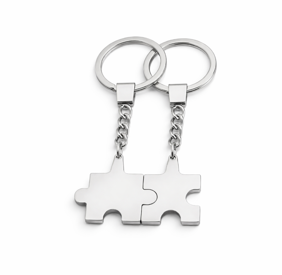 Portachiavi Puzzle Personalizzati con Incisione