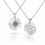 Collana Uomo con Tondo Ampio Personalizzato