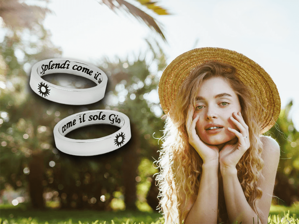 anello donna argentato piatto 4 anello donna argentato piatto 4