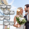 Anelli Coppia Anniversario Personalizzati con Incisione