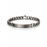 Bracciale Grumetta Uomo Argentato Personalizzato