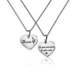 Collana Cuore Donna Ballerina Incisione Personalizzata