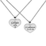 Collana Cuore Prima Comunione Bimba Personalizzata