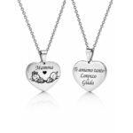 Collana Cuore di Mamma con Nomi Personalizzati