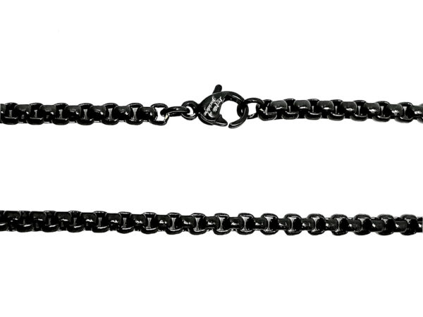 Kraven Collana Personalizzata Con Targhetta E Pietra Di Nascita Blu, Acciaio Inox, Incisione Nome, Regalo Per Madre E Compleanno