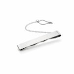 Fermacravatta Uomo Argentato con Incisione Personalizzata