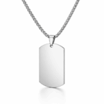 Collana Uomo Piastrina da Incidere con Personalizzazione