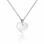 Collana con Ciondolo a Cuore Sagomato Personalizzato