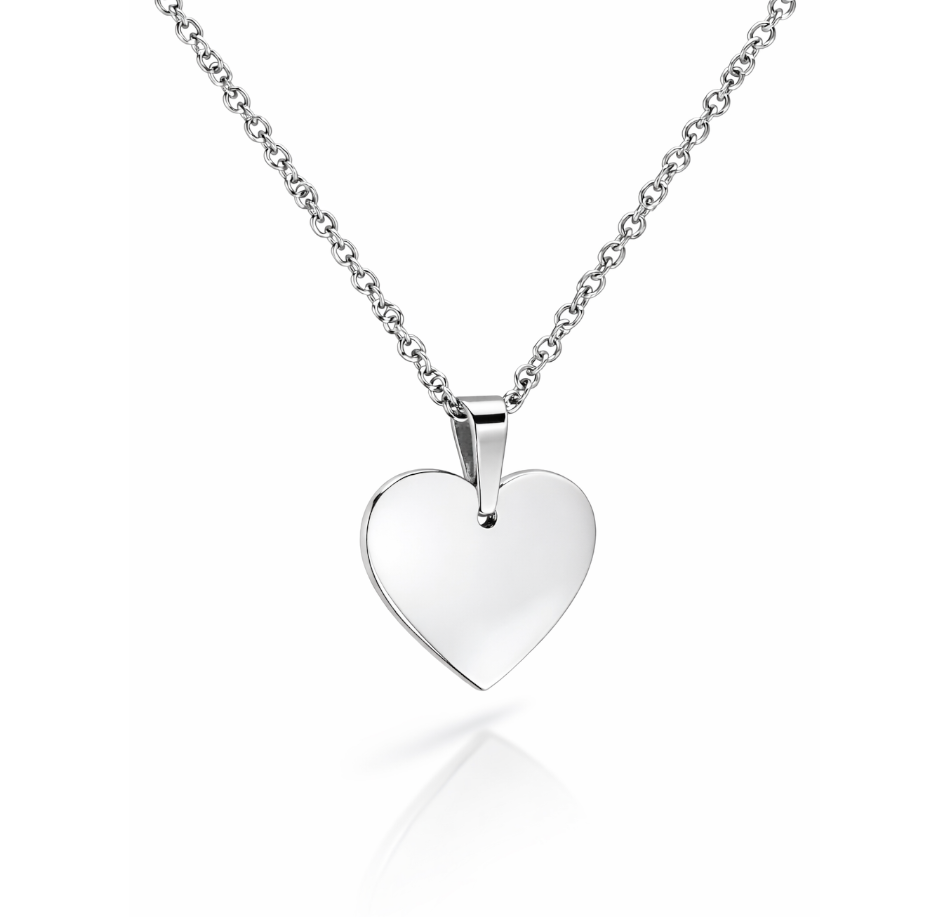 Collana con Ciondolo a Cuore Sagomato Personalizzato