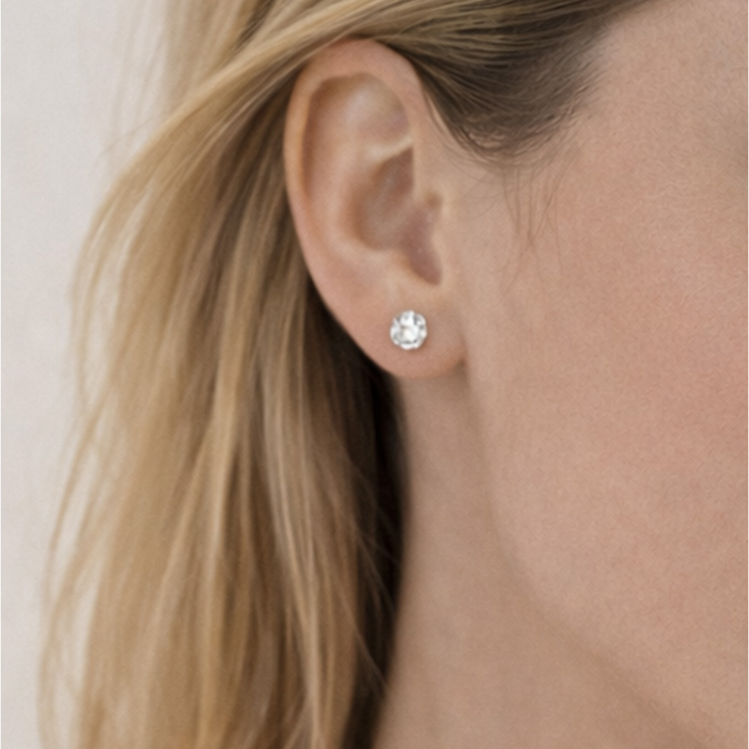 Girocollo Donna con Cuore e Orecchini Punto Luce particolare