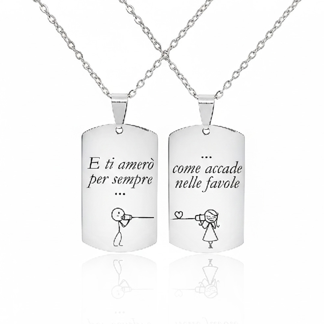 Collane per Coppia di Fidanzati Personalizzate