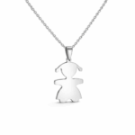 Collana Ciondolo Bimba per Donna Personalizzata