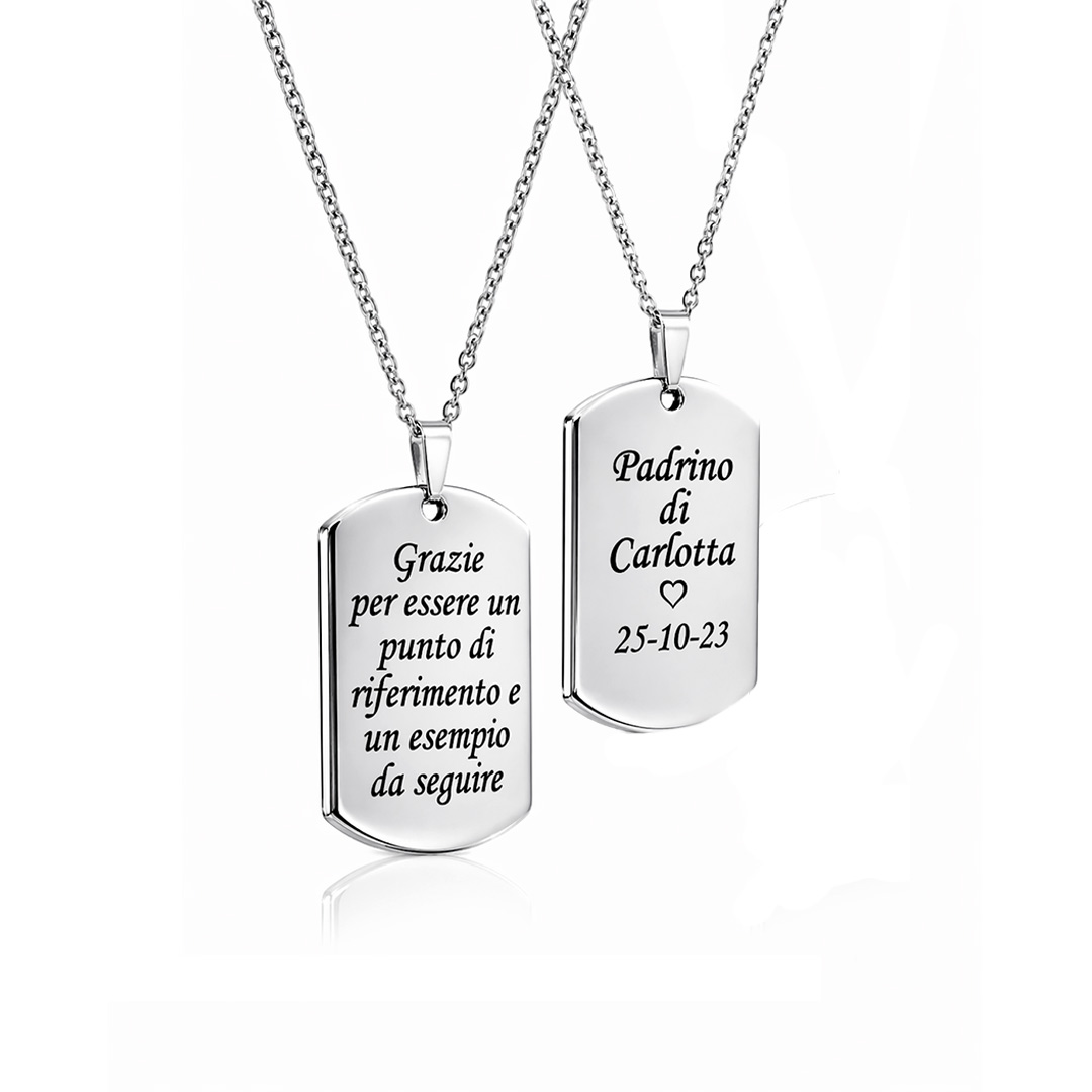 Collana Padrino Battesimo Personalizzata