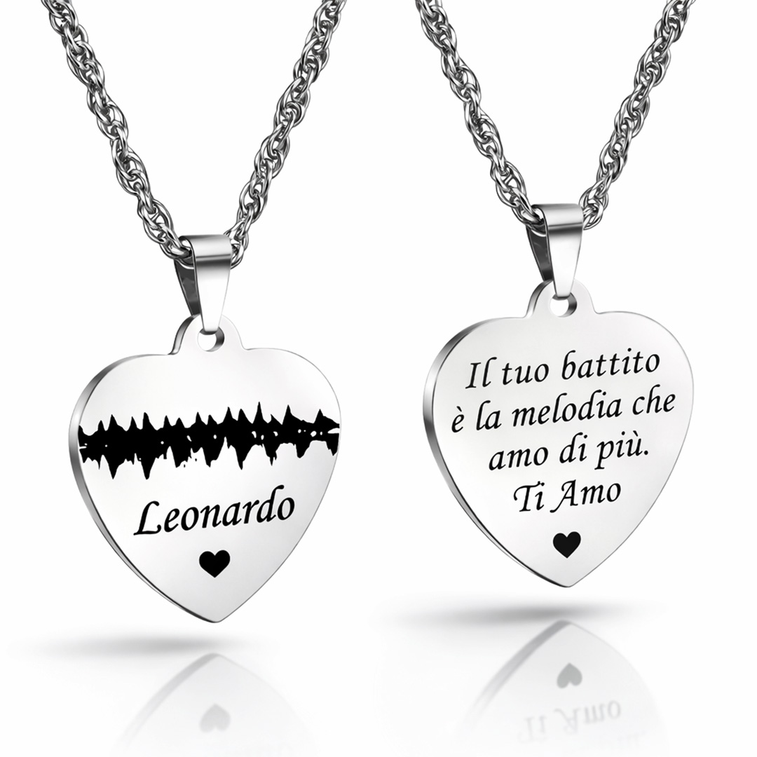 Collana per Mamma Incinta con Cuore Personalizzato