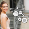 Bracciale Regalo Damigella con Dedica Personalizzata
