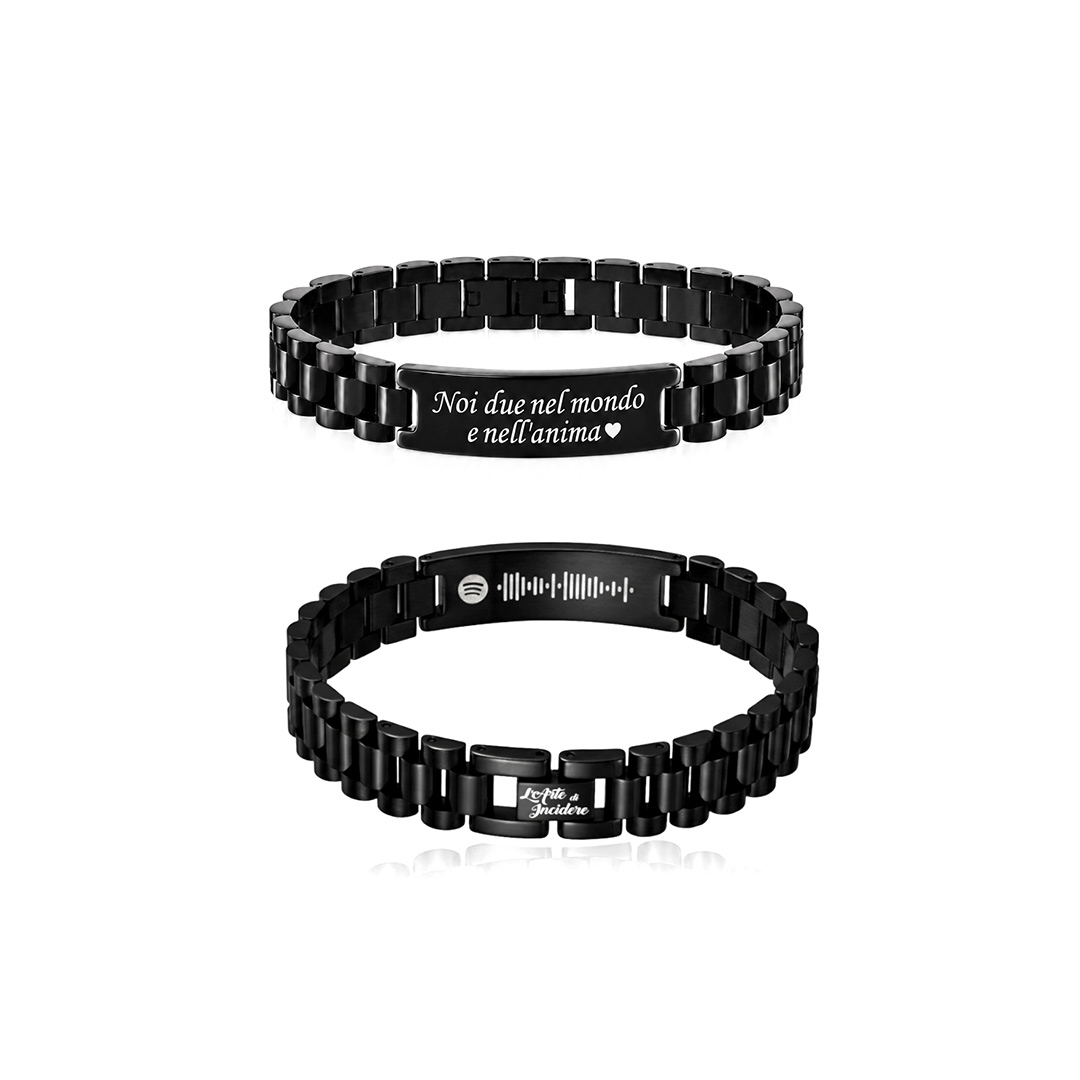 Bracciale con Dedica Uomo Jubilee Personalizzato