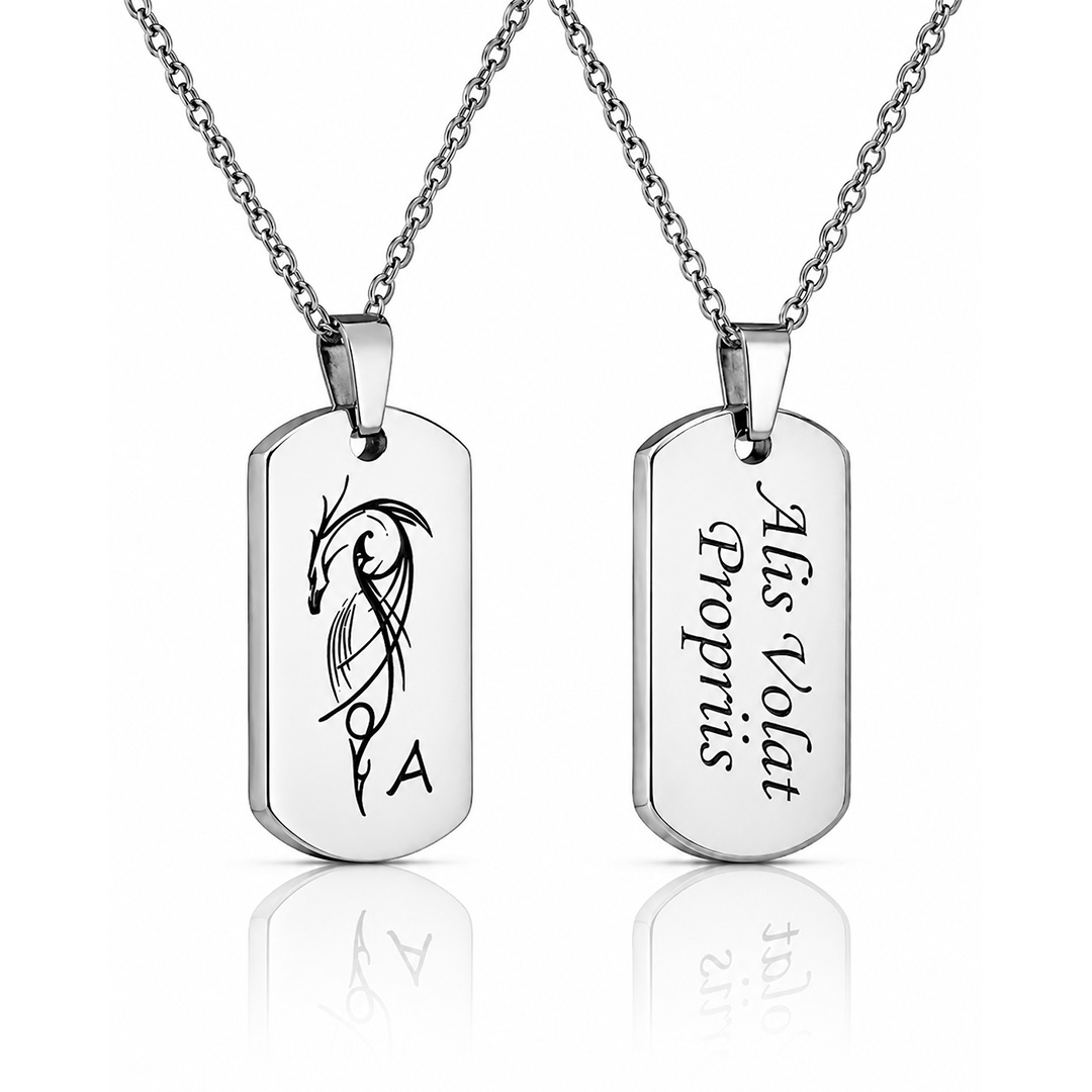 Collana Piastrina Personalizzata con Incisione
