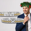 Bracciale per Laurea Uomo Jubilee con Incisione Personalizzata