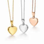 Collana Donna con Cuore Spesso Incisione Personalizzata