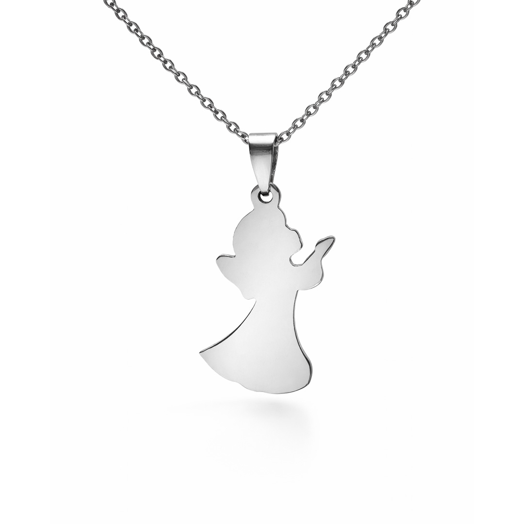 Collana Angelo Custode Mani Giunte Personalizzata