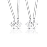 Collana Puzzle Migliori Amiche Personalizzata