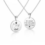 Collana Regalo Amica con Tondo Personalizzato