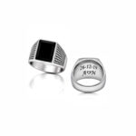 Anello Chevalier Uomo con Pietra Personalizzato
