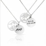 Collana Mondo Personalizzata con Doppio Ciondolo