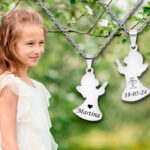 Collana Bimba Prima Comunione 1 Incisione Personalizzata con nome