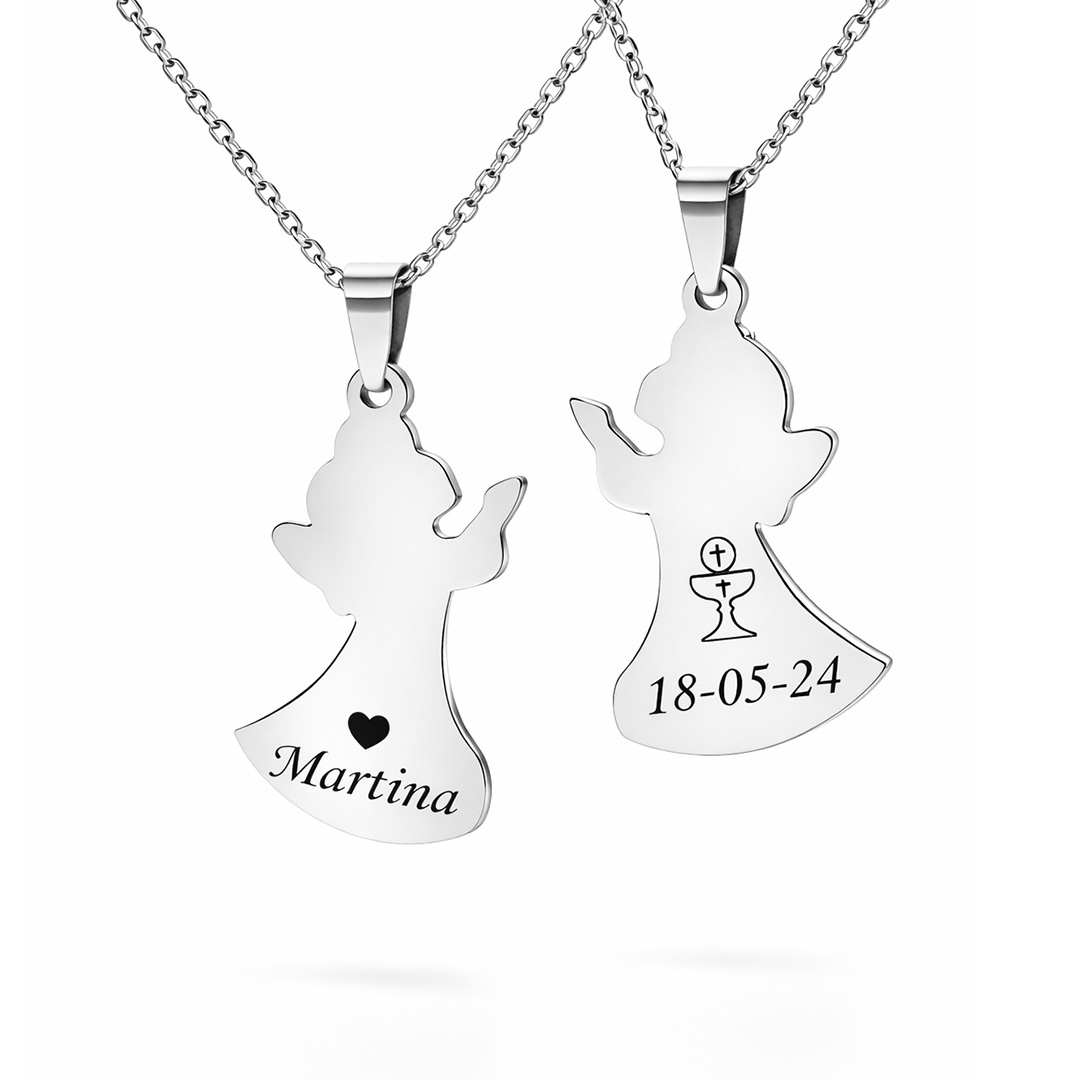 Collana Bimba Prima Comunione Personalizzata con Nome