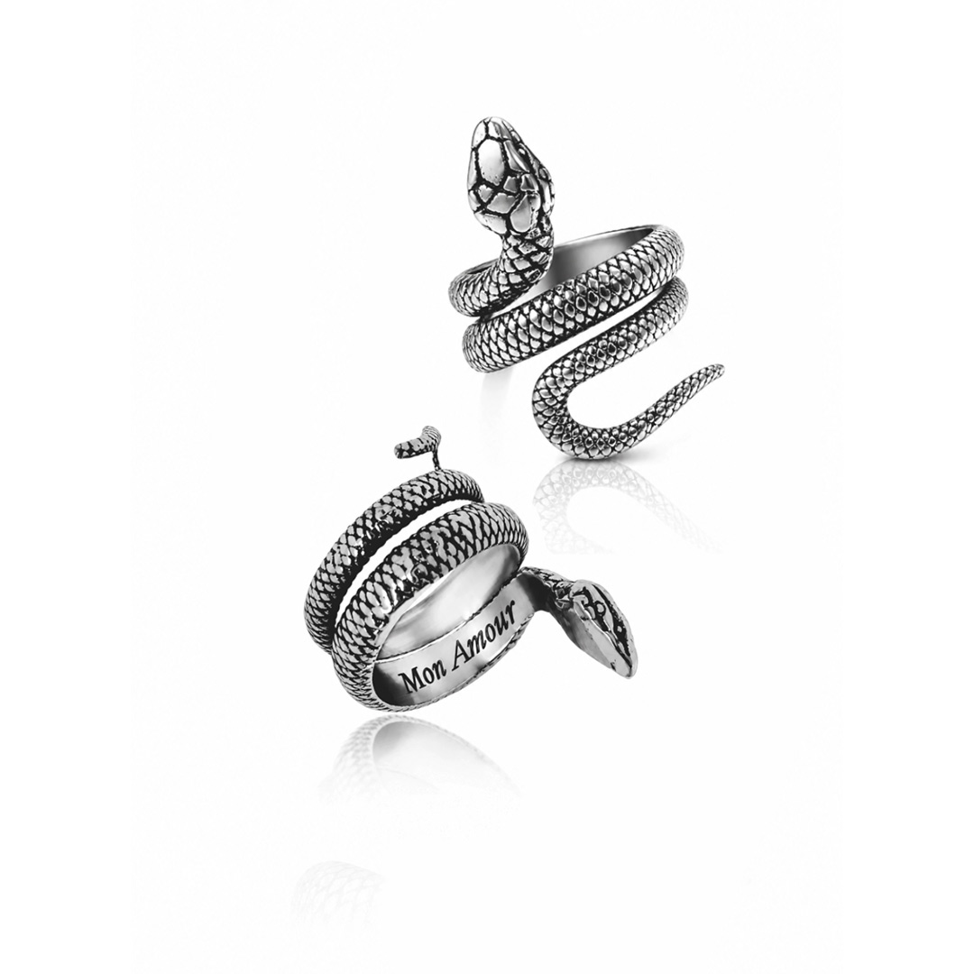 Anello Serpente Personalizzato con Incisione Interna
