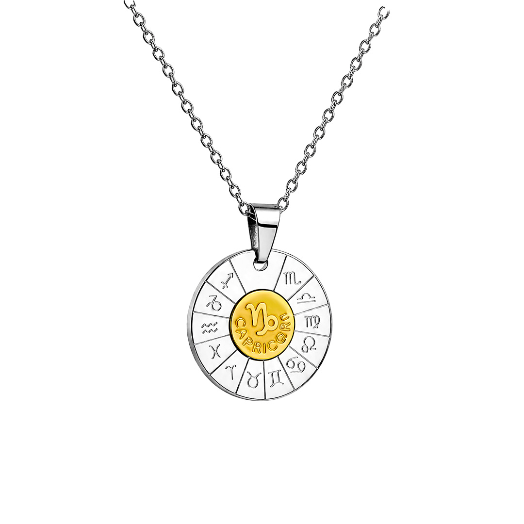 Collana Segno Zodiacale con Incisione Personalizzata