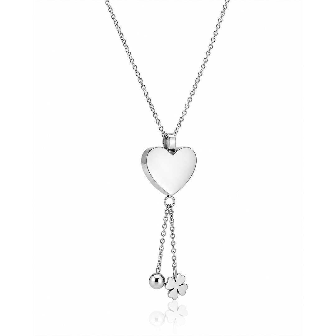 Collana con Pendente Cuore con Incisione Personalizzata