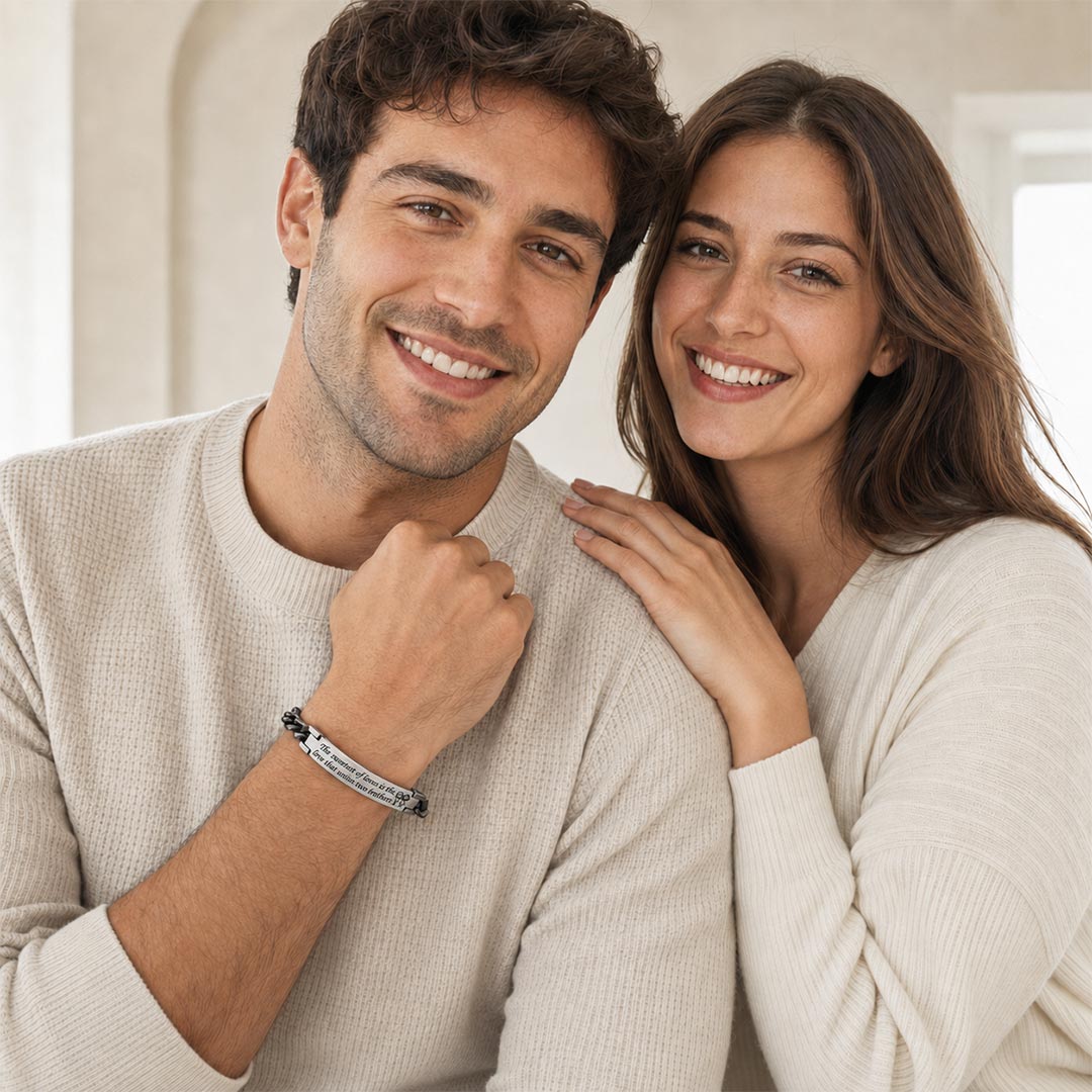 Bracciale per Fratello Grumetta Personalizzato Indossato