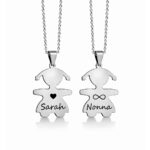 Collana Personalizzata Nonna con Ciondolo Bimba