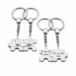 Portachiavi Puzzle Coppia Personalizzati