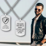 Collana Paracadutisti Folgore Piastrina con Incisione Personalizzata Logo e Dedica