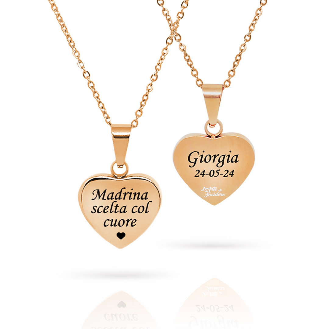 Collana per Madrina di Battesimo Personalizzata