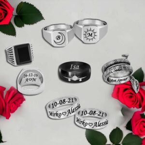 anelli-personalizzati-acciaio-chevalier-fedine-hero-san- valentino anelli personalizzati acciaio chevalier fedine hero san valentino