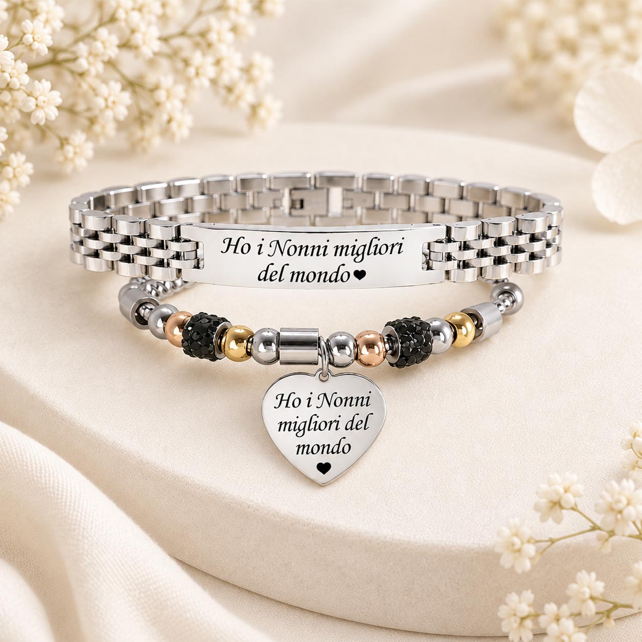 Bracciali personalizzati per la Festa dei Nonni